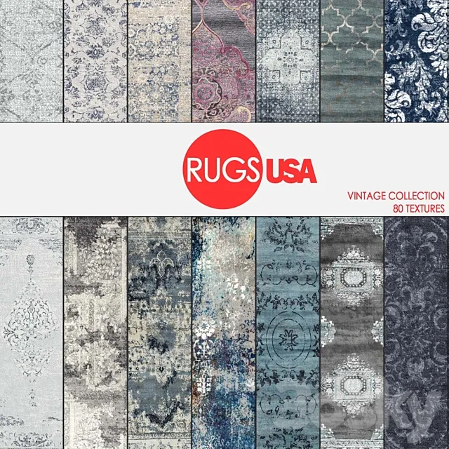 Carpets – 3D Models – Vintage Usa Rugs