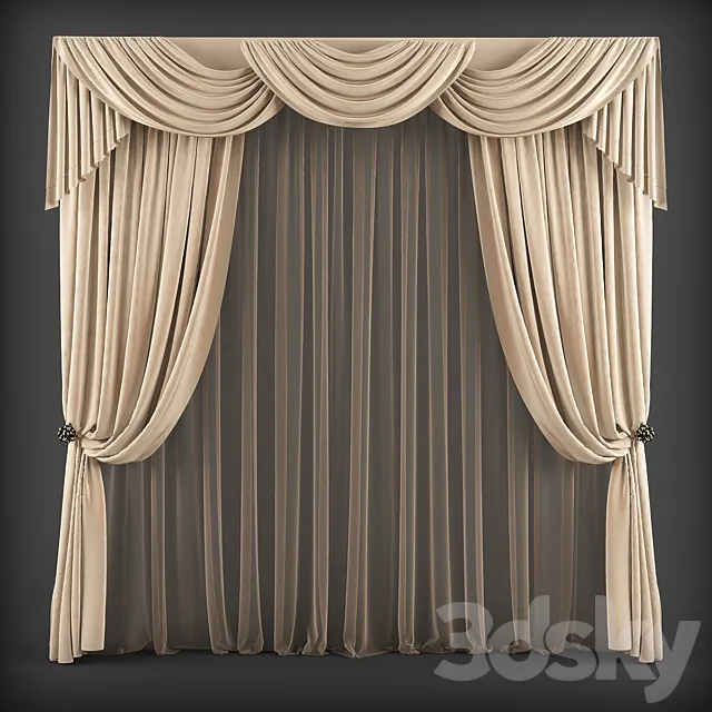 Curtain – 3D Models – 0022