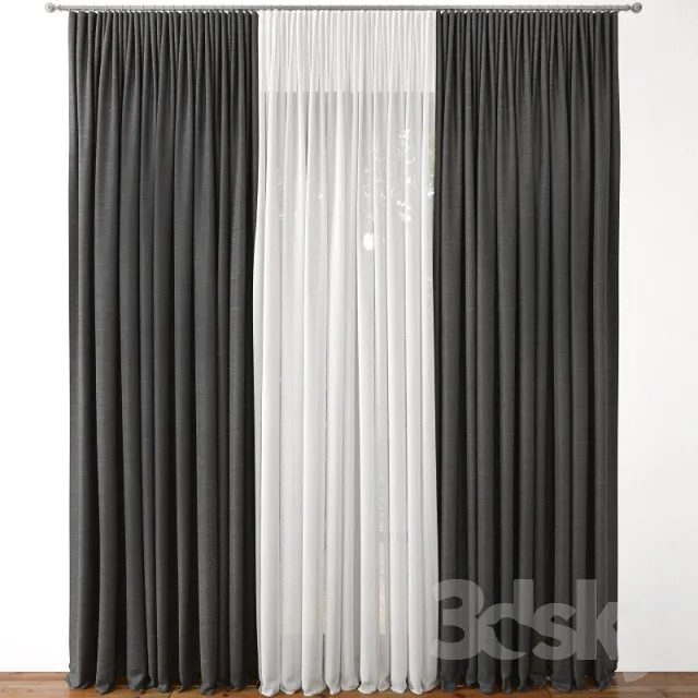 Curtain – 3D Models – 0028