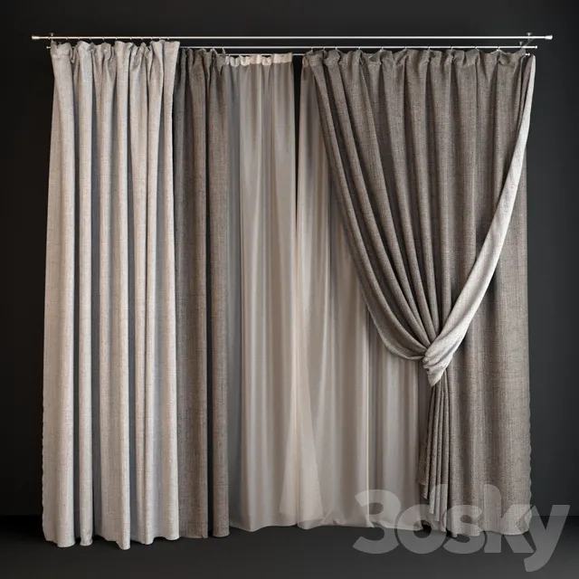 Curtain – 3D Models – 0046