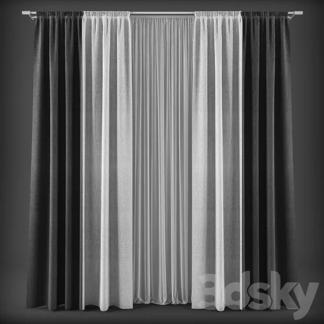 Curtain – 3D Models – 0059