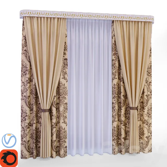 Curtain – 3D Models – 0062