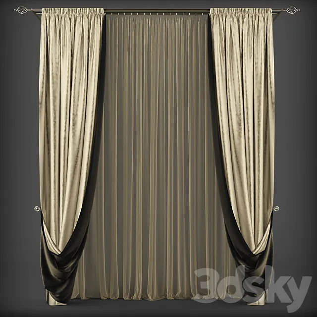 Curtain – 3D Models – 0066