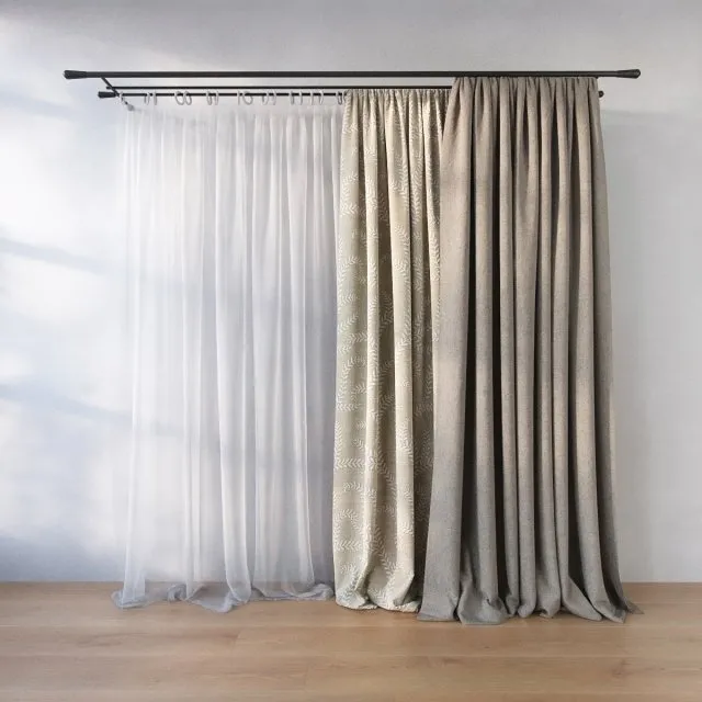 Curtain – 3D Models – Curtain (max 2011; fbx)