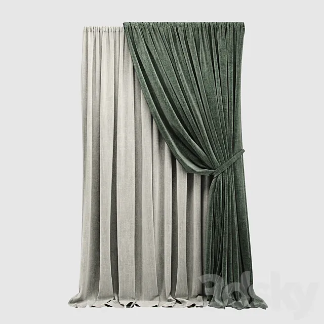 Curtain – 3D Models – Curtain 03