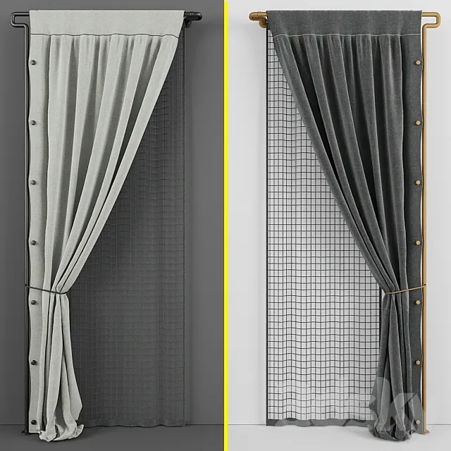 Curtain – 3D Models – Curtains loft