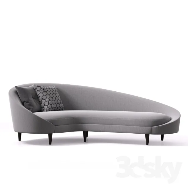 Parisi Sofa 3DS Max - thumbnail 3