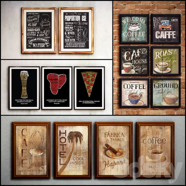 The picture in the frame: a collection of 48 Bar topic 3DS Max - thumbnail 3