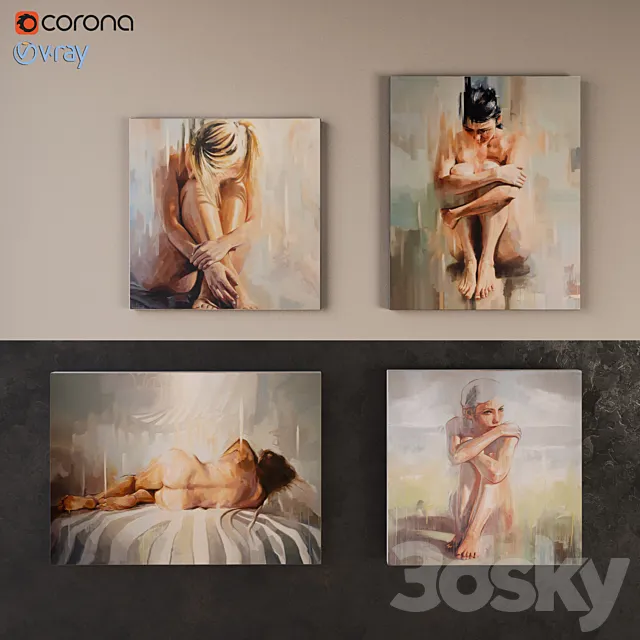 Frame – 3D Models – Pictures of Johnny Morant Nude Collection