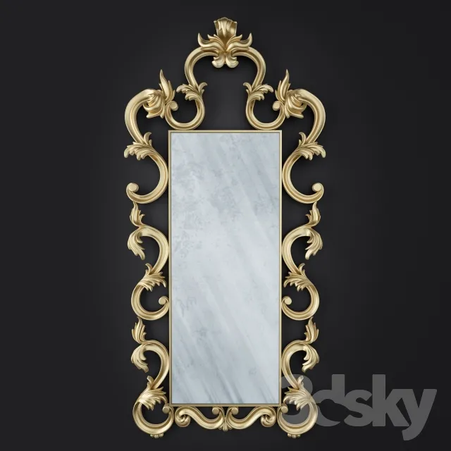 Mirror classic Christopher Guy Ribiere 3DS Max - thumbnail 3