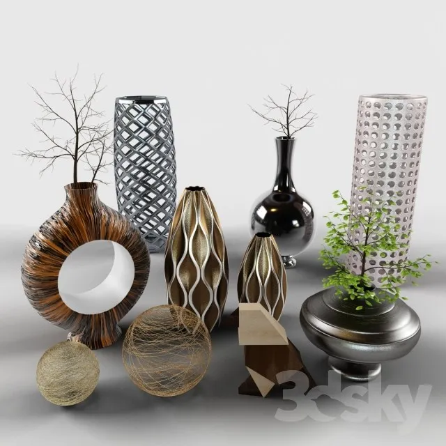 Vase 3D Models Download – 0005