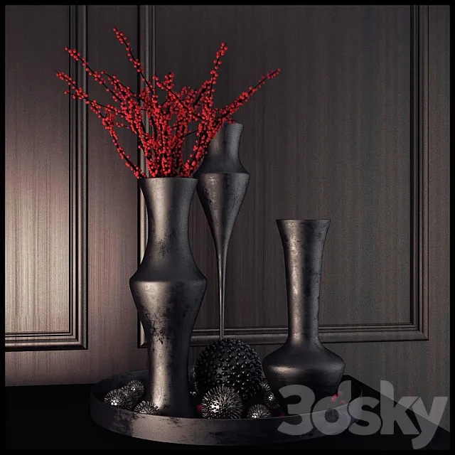 Vase 3D Models Download – Decorative vase