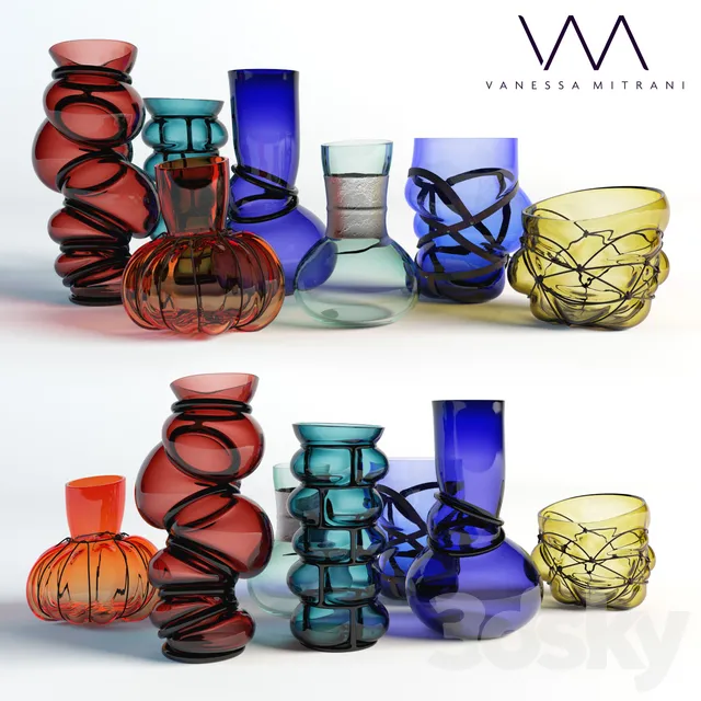 Vase 3D Models Download – Vases Vanessa Mitrani