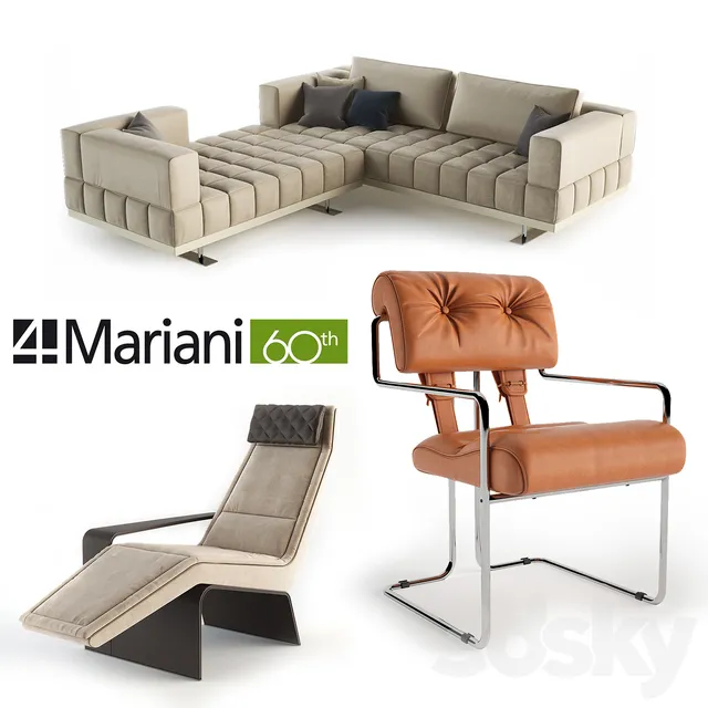Furniture – Sofa 3D Models – 4MARIANI COLLECTION 03