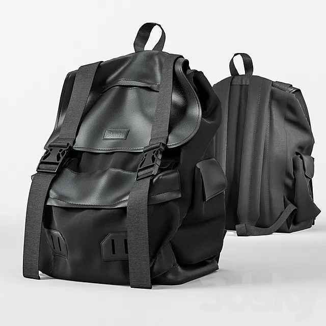 Other Decorative Objects – 3D Models – Backpack UNIVERSAL BLACK