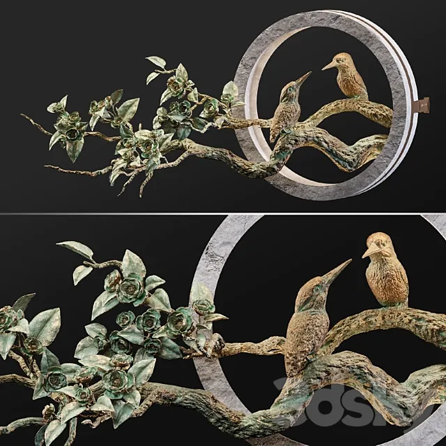Other Decorative Objects – 3D Models – Birds lights alcedo atthis (Vray; Corona) 3D model