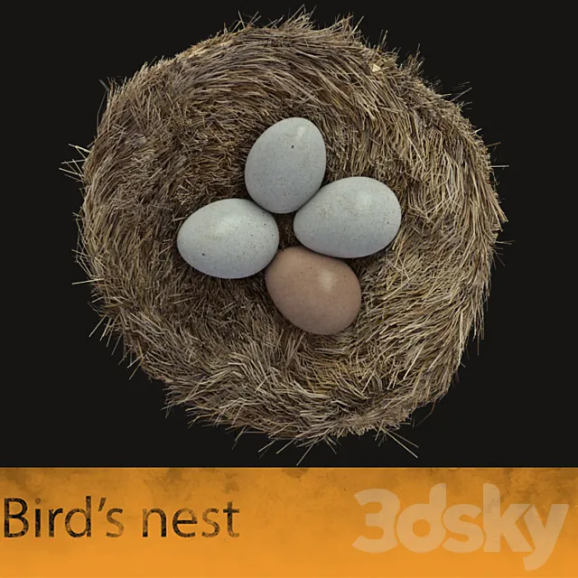 Other Decorative Objects – 3D Models – Bird’s nest