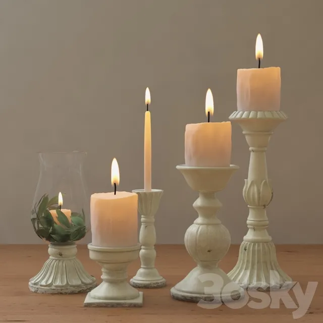 Other Decorative Objects – 3D Models – Candles 1