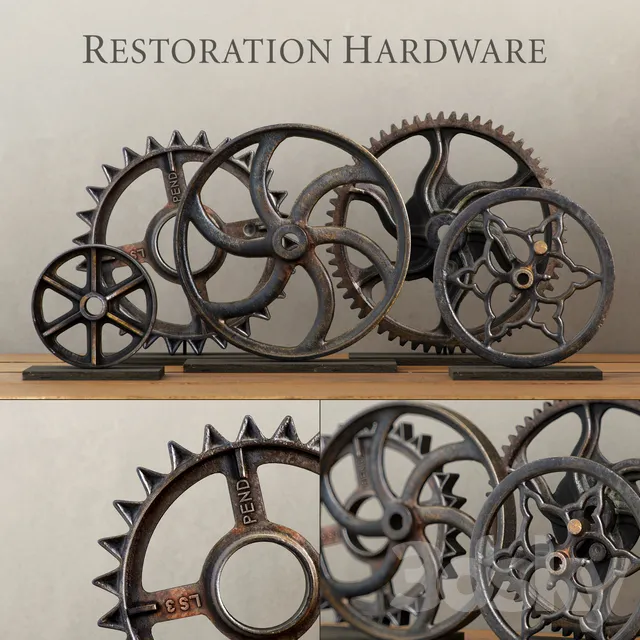 Other Decorative Objects – 3D Models – RH WHEEL & GEAR COLLECTION