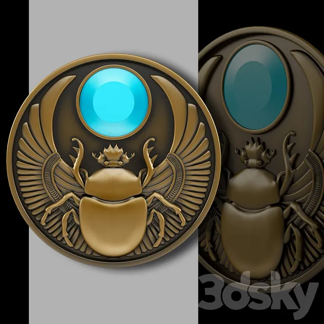 Other Decorative Objects – 3D Models – Scarab beetle