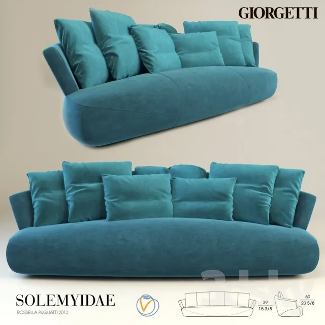 Furniture – Sofa 3D Models – 1062