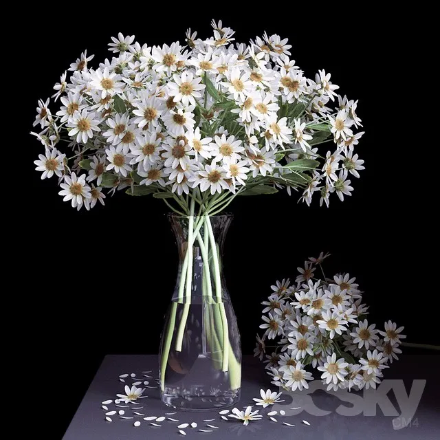 Bouquet of flowers in a vase 18 3DS Max - thumbnail 3