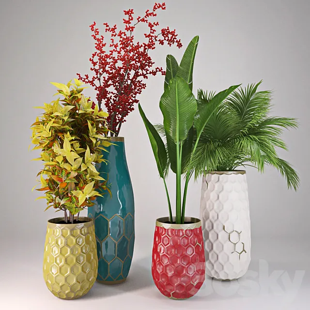 Plants – Flowers – 3D Models Download – 0647