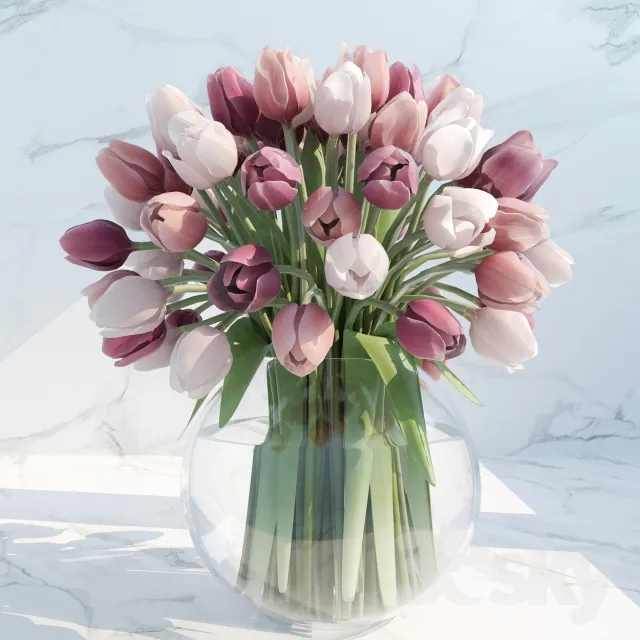 tulips 3DS Max - thumbnail 3