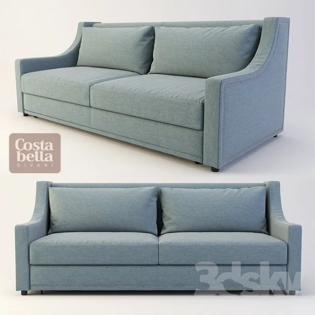 Costa Bella sofa Stanford 3DS Max - thumbnail 3