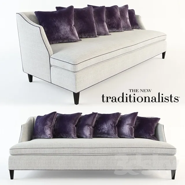 The new traditionalists – Sofa No. 224 3DS Max - thumbnail 3