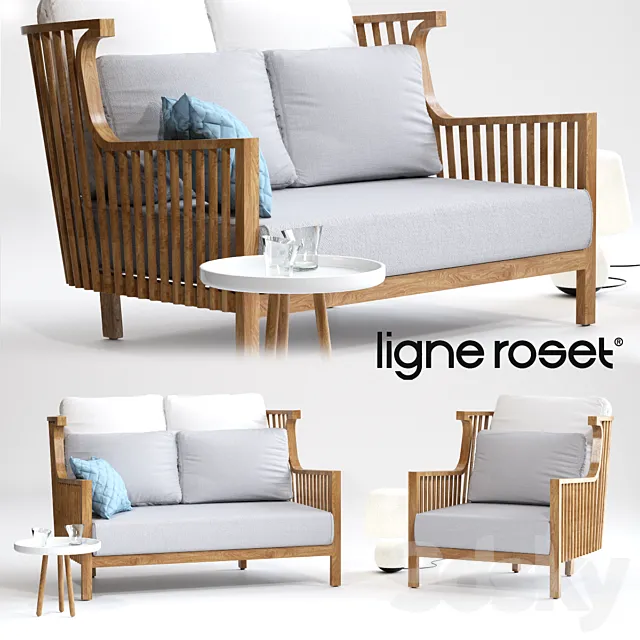 Ligne Roset ELIZABETH TECK 3DS Max - thumbnail 3