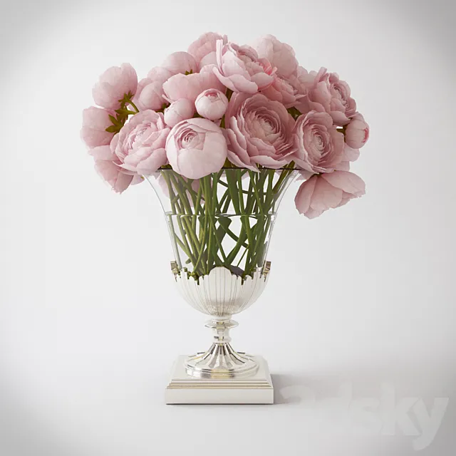Plants – Flowers – 3D Models Download – Classic bouquet