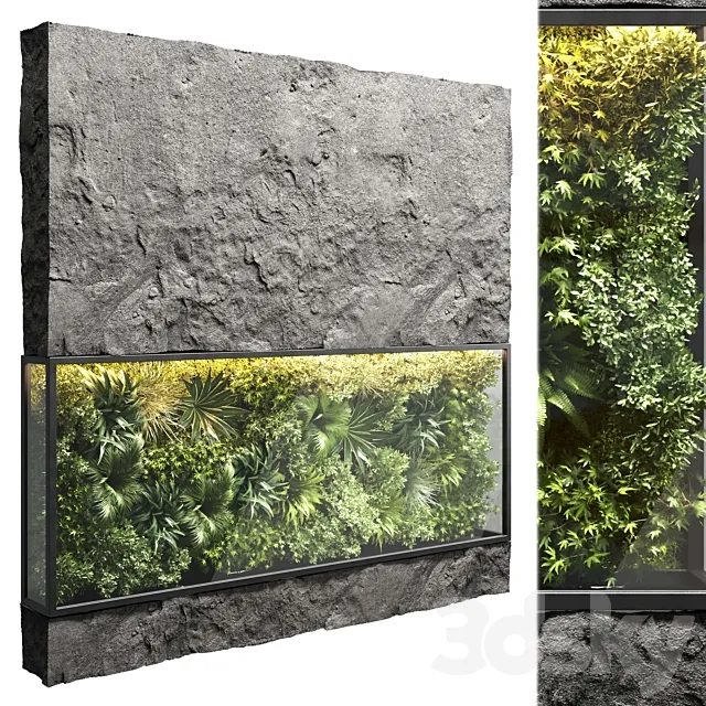 Plants – Flowers – 3D Models Download – collection outdoor plant stand vertical garden wall glass box vase