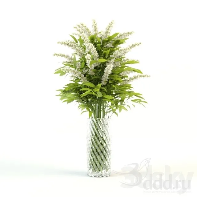Plants – Flowers – 3D Models Download – Flower in a vase