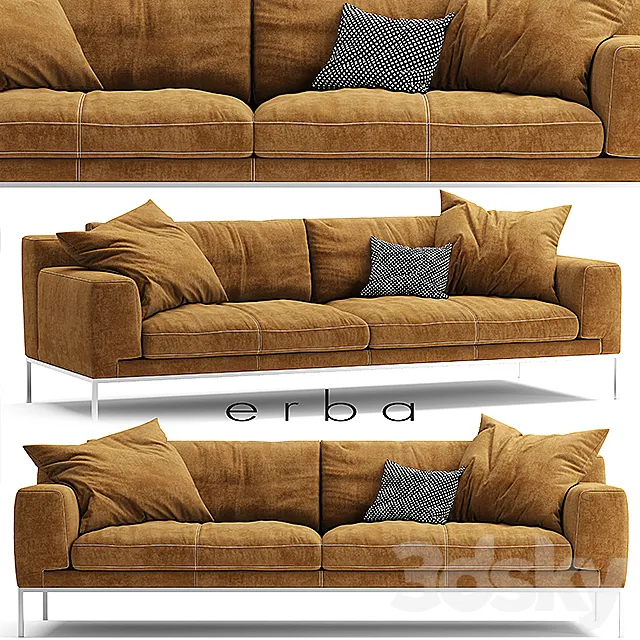 Sofa ERBA ITALIA EDIZIONE Sectional sofa 3DS Max - thumbnail 3