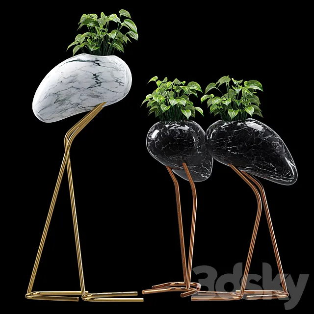 Plants – Flowers – 3D Models Download – Kala vase