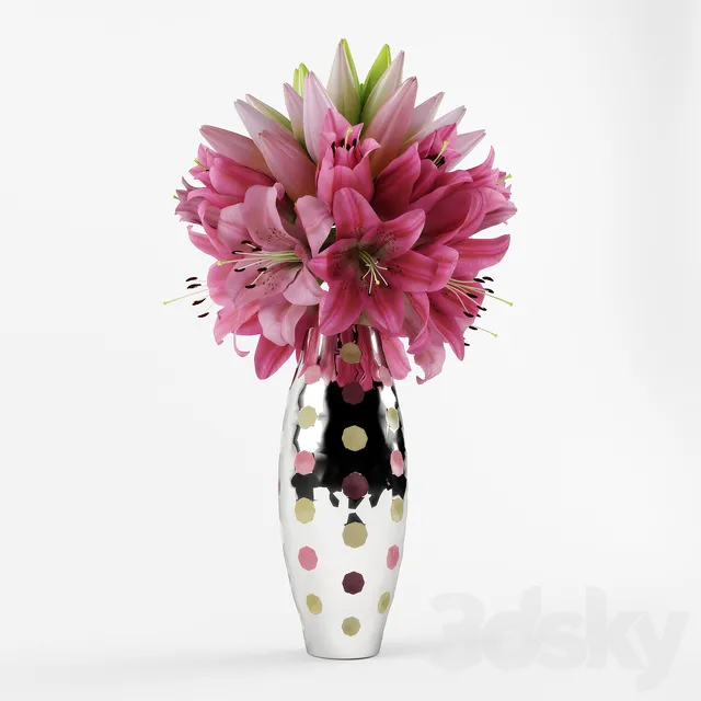 Plants – Flowers – 3D Models Download – Lily Marlene