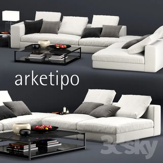 Furniture – Sofa 3D Models – 1178