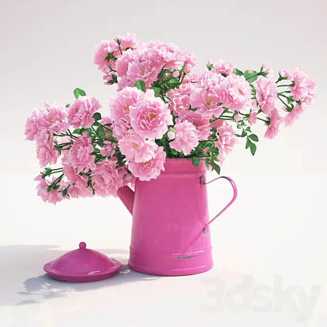Plants – Flowers – 3D Models Download – Rose Bouquet