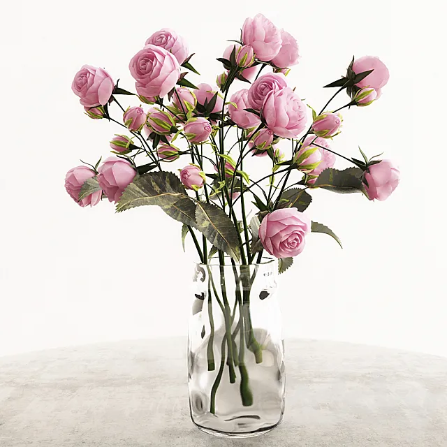 Plants – Flowers – 3D Models Download – Roses bouquet 4