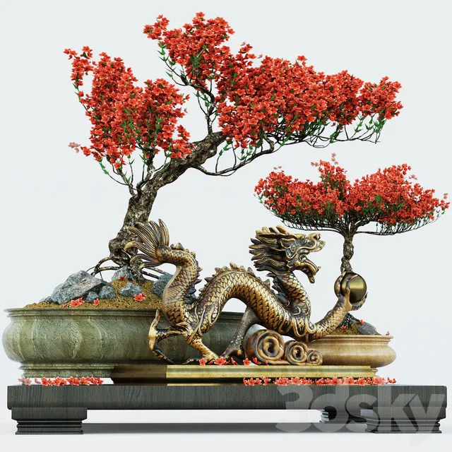 Plants – Flowers – 3D Models Download – Semi bonsai 1