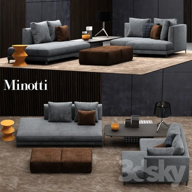 Furniture – Sofa 3D Models – 1200