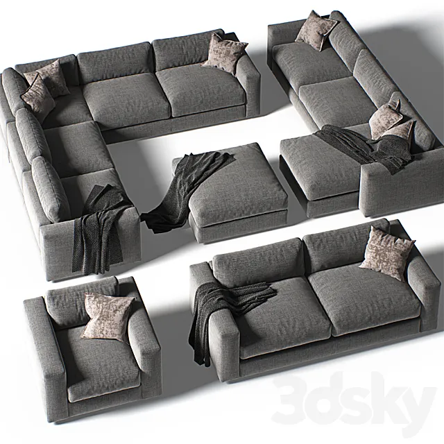 Furniture – Sofa 3D Models – 1208