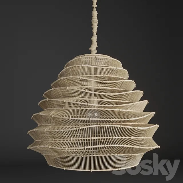 Roost Bamboo Cloud Chandelier 3DS Max - thumbnail 3