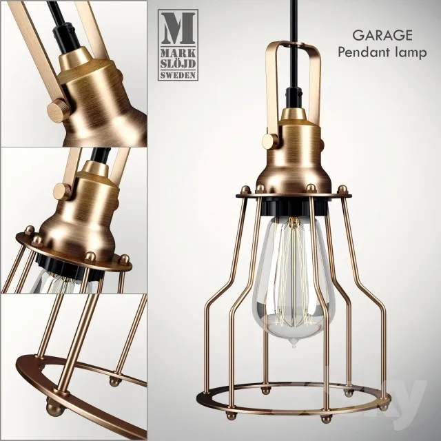 MLG GARAGE Pendant Lamp 3DS Max - thumbnail 3