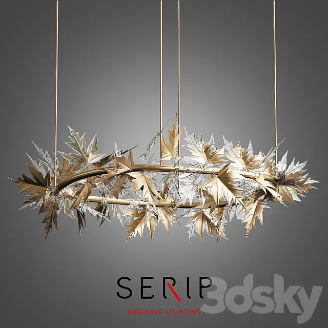 Bijout Oval Chandelier by Serip Lighting 3DS Max - thumbnail 3