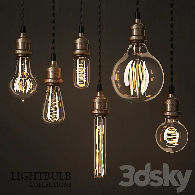RH – LIGHTBULB COLLECTIONS 3DS Max - thumbnail 3