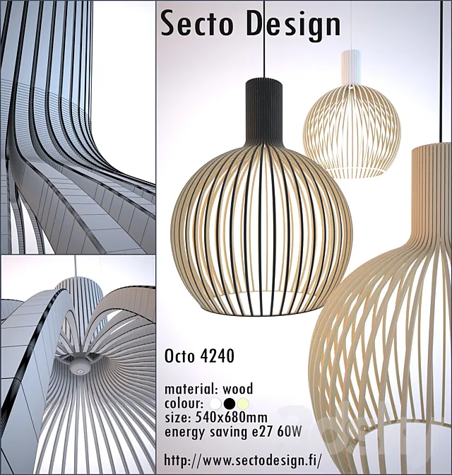 Secto Design Octo 4240 3DS Max - thumbnail 3