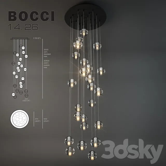Bocci lighting 14.26 3DS Max - thumbnail 3