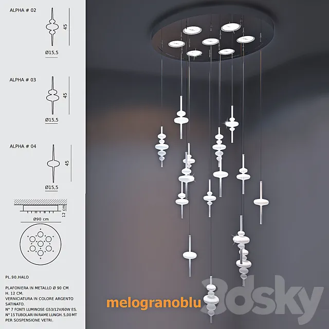 Ceiling Lights – 3D Models Download – 0357